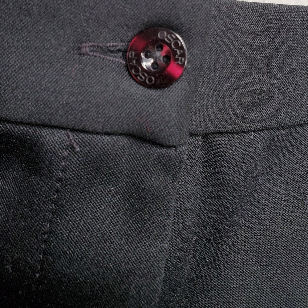 Oscar de la Renta Black High Rise Stretch Skinny Pants Size 4 (Fit 2) - Picture 6 of 6